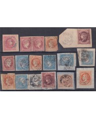 Z479 ESPAÑA SPAIN RARE CANCEL BARCELONA TARRAGONA LLEIDA STAMPS LOT.