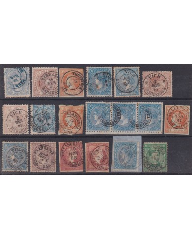 Z485 ESPAÑA SPAIN RARE CANCEL BARCELONA GIRONA GERONA STAMPS LOT.