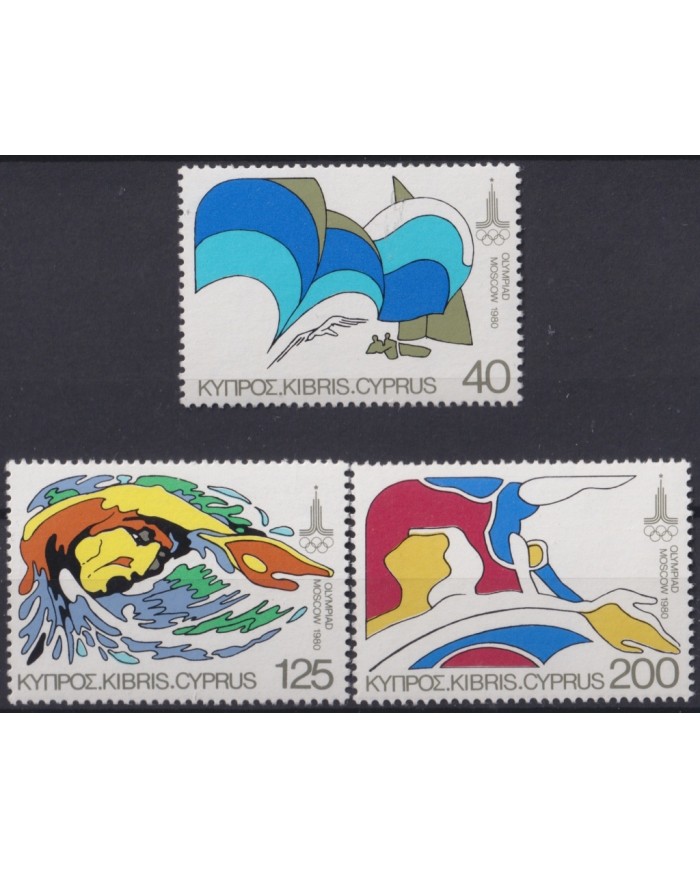F-EX50075 CYPRUS CHIPE MNH 1980 MOSCOW OLYMPIC GAMES.