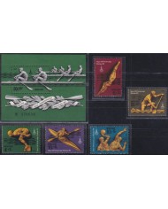 F-EX50101 RUSSIA MNH 1978 OLYMPIC GAMES MOSCOW POLO SWIMING KAYAK.
