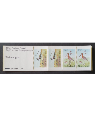 F-EX50061 NEDERLAND NETHERLAND 1984 MNH BIRD BOOKLED AVES PAJAROS.