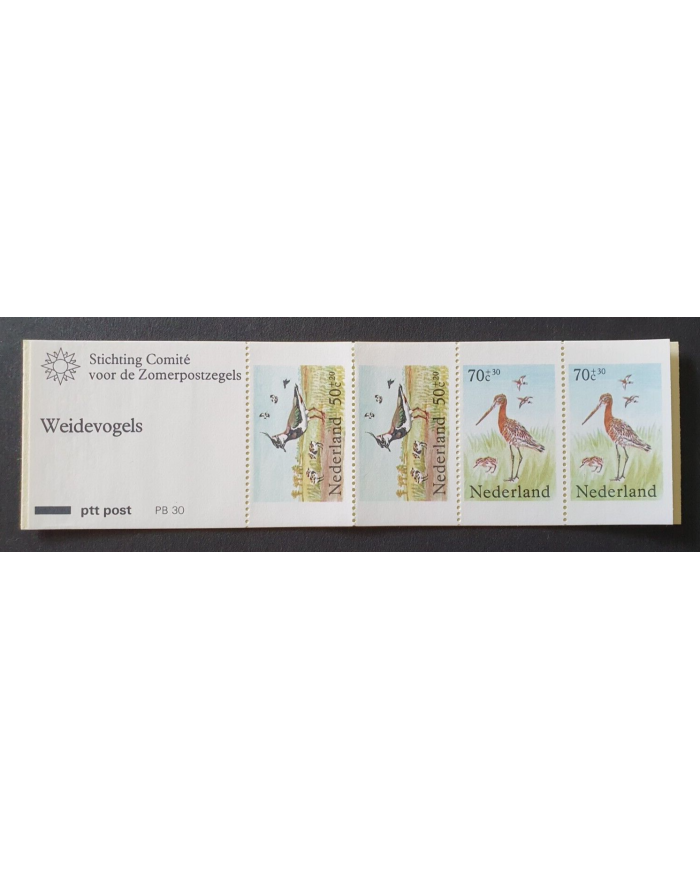 F-EX50061 NEDERLAND NETHERLAND 1984 MNH BIRD BOOKLED AVES PAJAROS.
