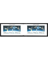 F-EX50062 SWEDEN MNH 1991 EUROPA CEPT SPACE SATELLITE ROCKET BOOKLED.