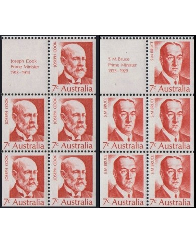 F-EX50064 AUSTRALIA MNH 1972 PRIME MINISTER BOOKLED.