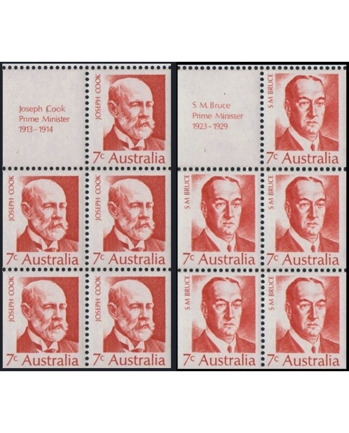 F-EX50064 AUSTRALIA MNH 1972 PRIME MINISTER BOOKLED.