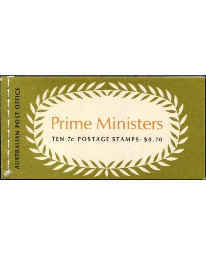F-EX50064 AUSTRALIA MNH 1972 PRIME MINISTER BOOKLED.