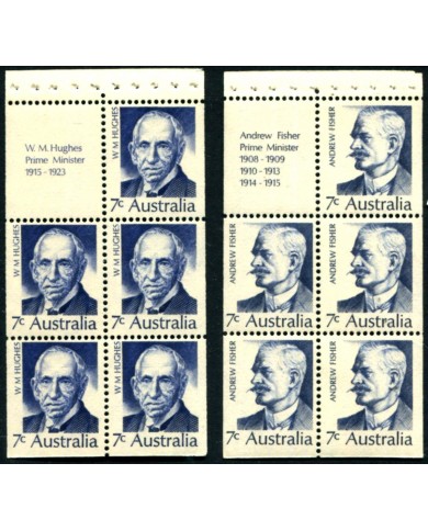 F-EX50065 AUSTRALIA MNH 1972 PRIME MINISTER BOOKLED.