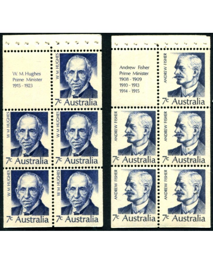 F-EX50065 AUSTRALIA MNH 1972 PRIME MINISTER BOOKLED.