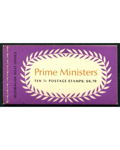 F-EX50065 AUSTRALIA MNH 1972 PRIME MINISTER BOOKLED.