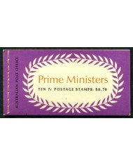 F-EX50065 AUSTRALIA MNH 1972 PRIME MINISTER BOOKLED.