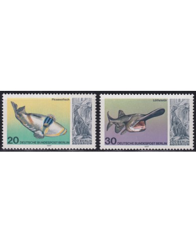 F-EX50190 GERMANY BERLIN MNH 1977 FISH PECES.