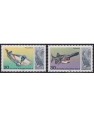 F-EX50190 GERMANY BERLIN MNH 1977 FISH PECES.