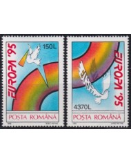 F-EX50140 RUMANIA MNH 1995 EUROPA CEPT PEACE PIGEON BIRD AVES.