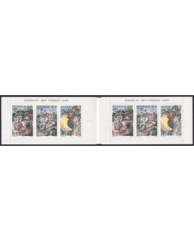 F-EX50198 SWEDEN SVERIGE MNH 1986 EUROPA CEPT BOOKLET WILDLIFE BIRD AVES.