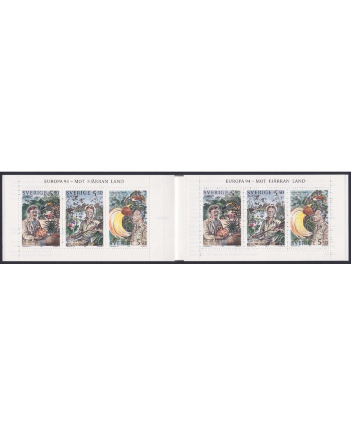 F-EX50198 SWEDEN SVERIGE MNH 1986 EUROPA CEPT BOOKLET WILDLIFE BIRD AVES.