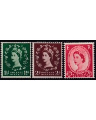 F-EX50264 ENGLAND UK GB 1952 MH QUEEN ELIZABETH WATERMARK SIDEWAYS.