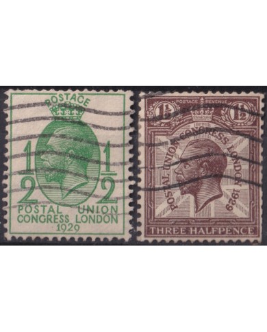 F-EX50268 ENGLAND UK GB 1929 USED KING GEORGE V SIDEWAYS WATERMARK.