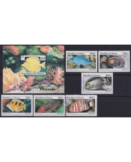 F-EX49819 GUINEE GUINEA MNH 1997 MARINE WILDLIFE PECES FISH REEF CORAL.