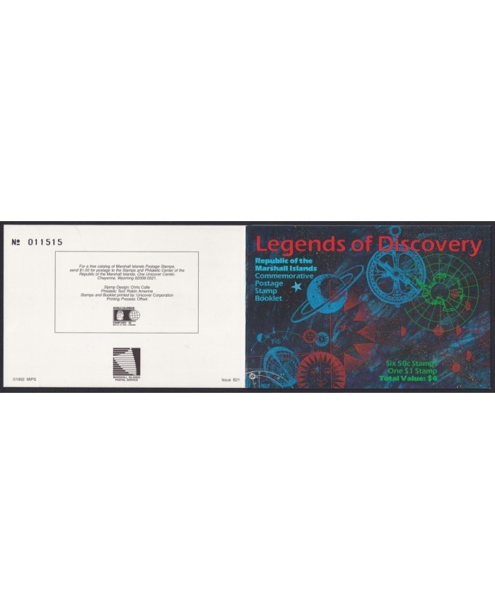 F-EX17898 MARSHALL IS US MNH DISCOVERY OF AMERICA COLUMBUS COLON  COLON  SHIP BLOCK 4.