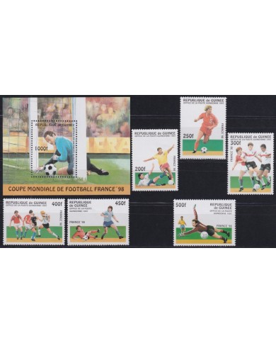 F-EX50299 GUINEA GUINEE MNH 1997 WORLD SOCCER CUP CHAMPIONSHIP.