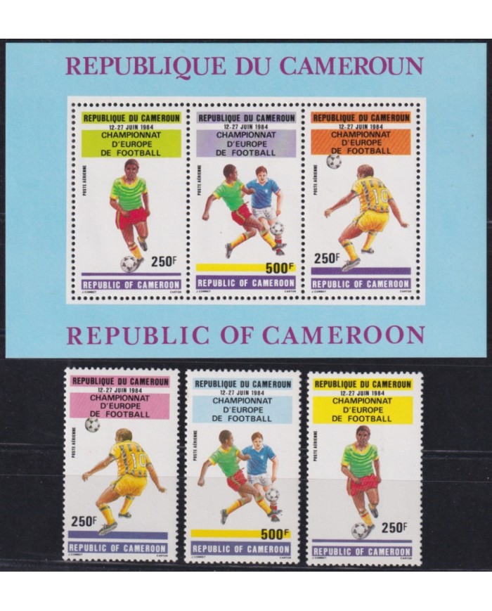 F-EX50295 CAMEROON CAMEROUN MNH 1984 WORLD SOCCER CUP CHAMPIONSHIP.