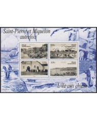 F-EX49840 SAINT PIERRE ET MIQUELON SPM MNH 2011 OLD PHOTO SHIP BOATS PHISHING.