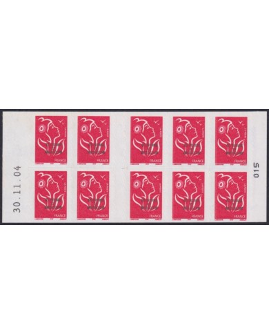 F-EX50369 SAINT PIERRE ET MIQUELON MNH 2005 BOOKLET OVERPRINT ADHESIVE.
