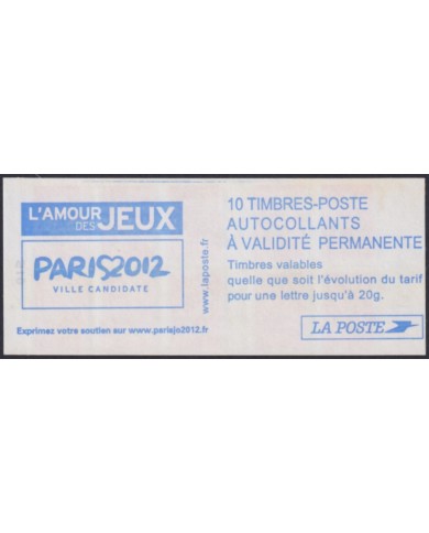 F-EX50369 SAINT PIERRE ET MIQUELON MNH 2005 BOOKLET OVERPRINT ADHESIVE.