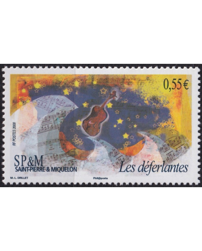 F-EX50344 SAINT PIERRE ET MIQUELON MNH 2008 ART PAINTING.