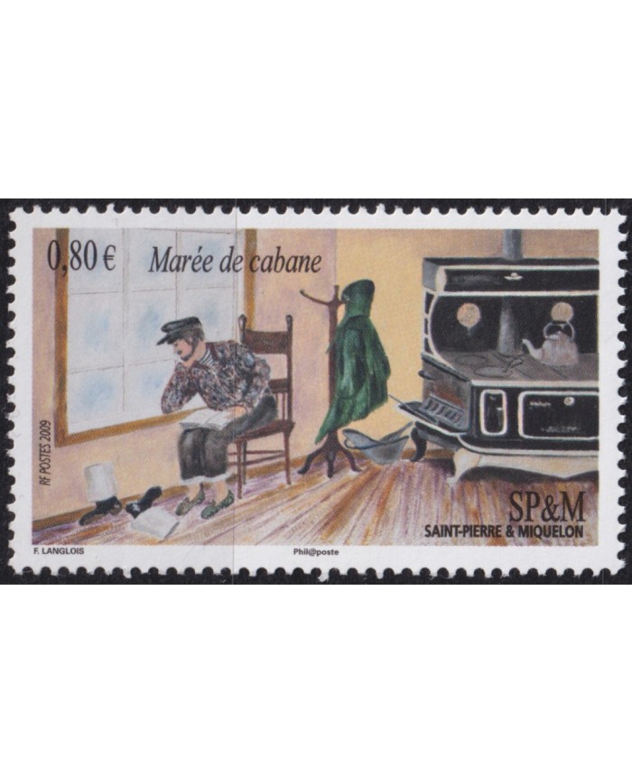 F-EX50345 SAINT PIERRE ET MIQUELON MNH 2009 ART PAINTING.