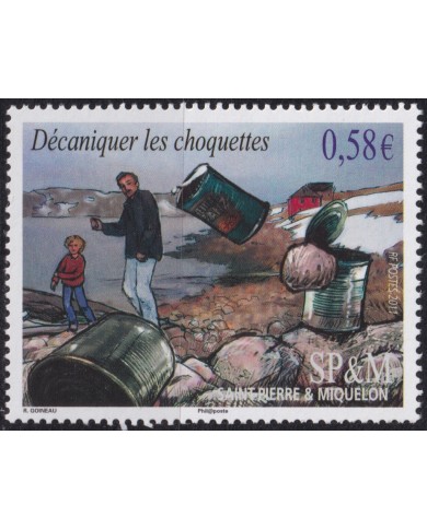 F-EX50342 SAINT PIERRE ET MIQUELON MNH 2007 ART PAINTING RAPHAEL GOINEAU.