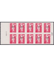 F-EX50372 SAINT PIERRE ET MIQUELON MNH 1993 BOOKLET MARIANNE ADHESIVE.