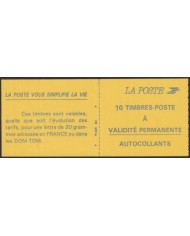 F-EX50372 SAINT PIERRE ET MIQUELON MNH 1993 BOOKLET MARIANNE ADHESIVE.