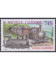F-EX50356 NEW CALEDONIE MNH 2005 RAILROAD RAYLWAYS LOCOMOTIVE TRAIN.