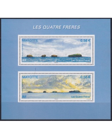 F-EX49849 TAAF MAYOTTE ANTARCTIC MNH 2009 LES QUATRES FRERES ART PAITING.