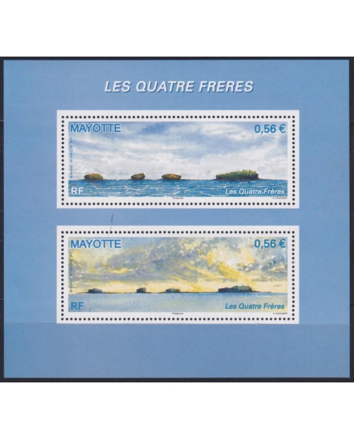 F-EX49849 TAAF MAYOTTE ANTARCTIC MNH 2009 LES QUATRES FRERES ART PAITING.