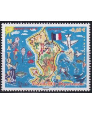 F-EX50361 MAYOTTE MNH 2011 CHILDREN DRAWING.
