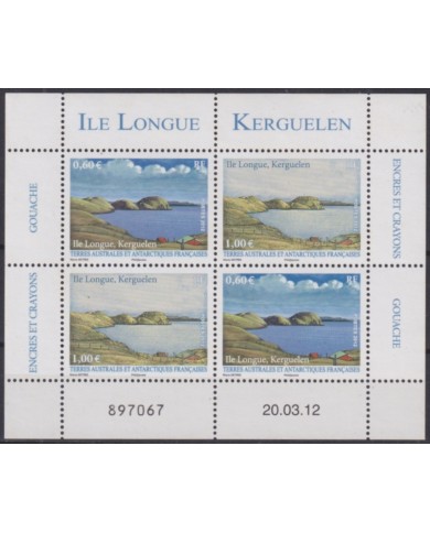 F-EX50382 TAAF ANTARCTIC MNH 2012 IS LONGUE KERGUELEN LANDSCAPE.