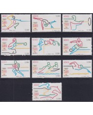 F-EX49518 MEXICO MNH 1992 OLYMPIC GAMES BARCELONA SOCCER EQUESTRIAN BOXING.