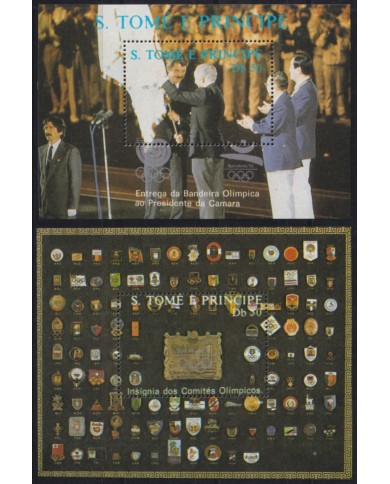 F-EX49460 SAO TOME E PRINCIPE MNH 1992 OLYMPIC GAMES BARCELONA COI.