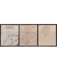 F-EX45819 UK GREAT BRITAIN UNITED KINGDOM 1883 2/6, 5/, 10/ HIGHT VALUE.