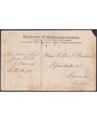 F-EX48580 NEDERLAND INDIE INDONESIA 1926 CHINESE CAMP TO HAVANNA.