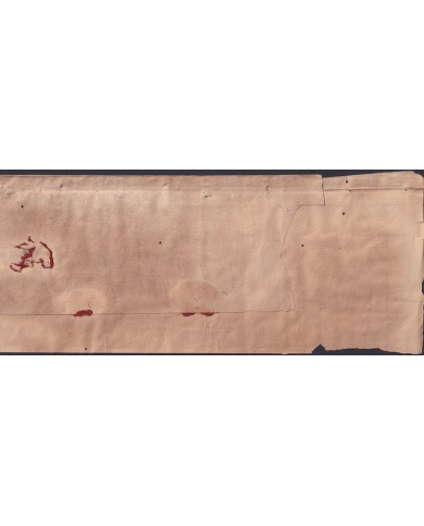 E6529 SPAIN ESPAÑA 186? “A” ABONO COVER TO SPANISH ANTILLES HAVANNA. RARE!!!.