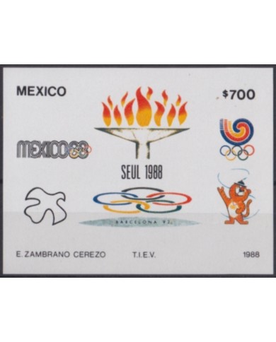 F-EX49444 MEXICO MNH 1988 OLYMPIC GAMES SEOUL KOREA.