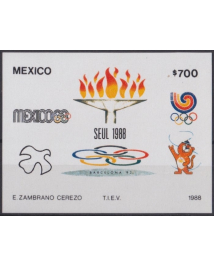F-EX49444 MEXICO MNH 1988 OLYMPIC GAMES SEOUL KOREA.