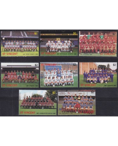 F-EX49306 ST VINCENT MNH 1987 SOCCER FOOTBALL BRITISH CLUB.
