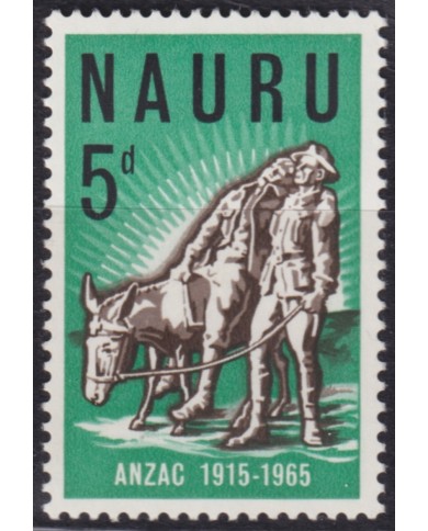F-EX50020 NAURU MNH 1968 ANZAC COW.