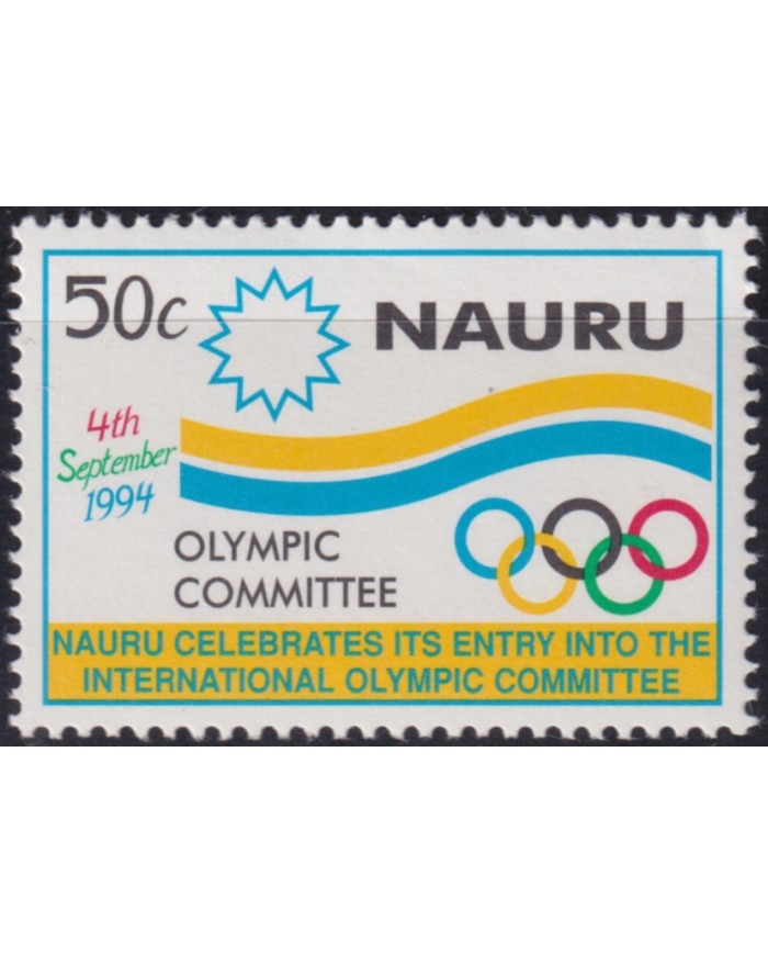 F-EX50029 NAURU MNH 1995 INTRO OLYMPIC COMMITTEE.