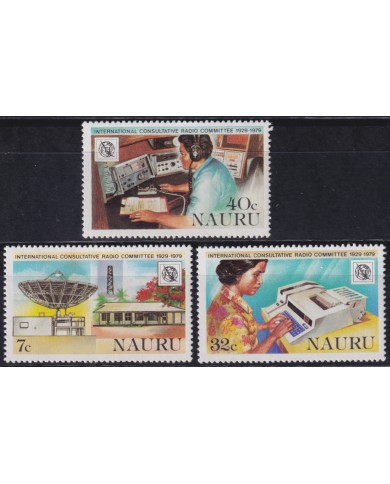 F-EX50030 NAURU MNH 1979 INTERNATIONAL CONSULTATIVE RADIO RADAR.