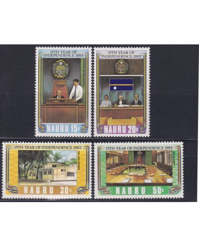 F-EX50033 NAURU MNH 1983 15th YEAR OF INDEPENDENCE.